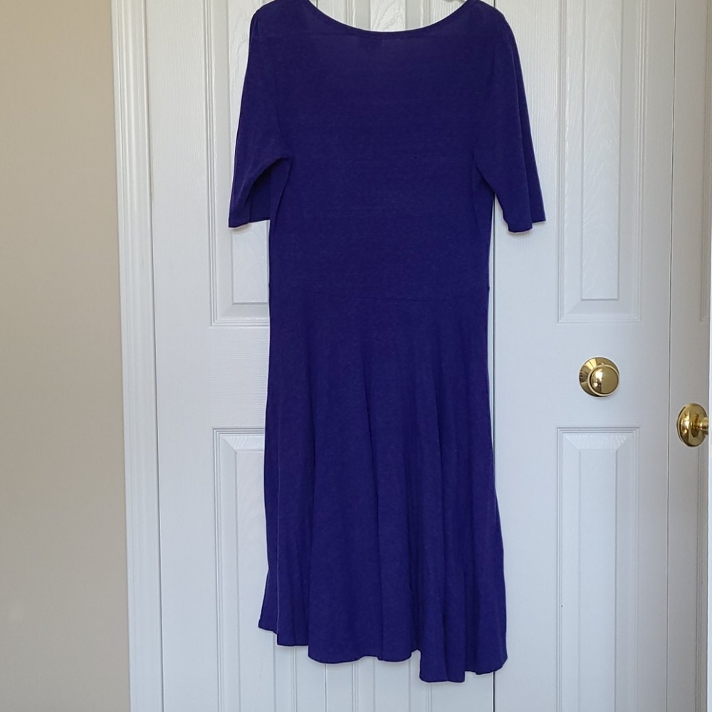 Heathered Purple Dress - Picture 4 of 6